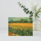 Carte Postale Vue d'Arles avec Irises par Vincent van Gogh (Debout devant)