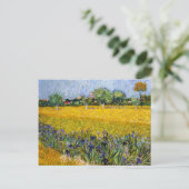Carte Postale Vue d'Arles avec Irises Vincent van Gogh peinture (Debout devant)
