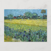 Carte Postale Vue d'Arles Iris Vincent van Gogh (Devant)