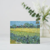 Carte Postale Vue d'Arles Iris Vincent van Gogh (Debout devant)