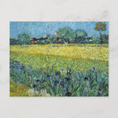 Carte Postale Vue d'Arles Iris Vincent van Gogh (Devant)