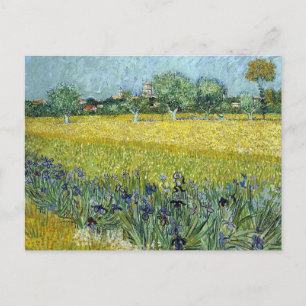 Carte Postale Vue d'Arles With Irises par Vincent Van Gogh