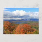 Carte Postale Vue d'automne du lac Rangeley (Devant)