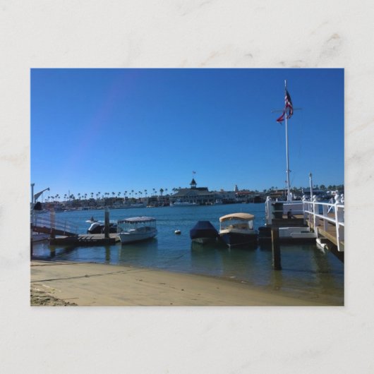 Carte Postale Vue de Balboa Island, Newport Beach, Californie (Devant)