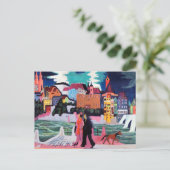 Carte Postale Vue de Bâle et du Rhin (Debout devant)