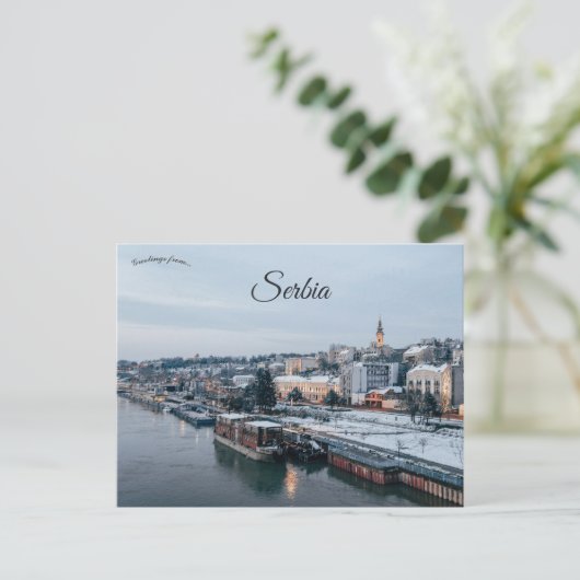 Carte Postale Vue de Belgrade Serbie (Debout devant)