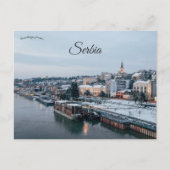 Carte Postale Vue de Belgrade Serbie (Devant)