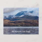 Carte Postale Vue de Ben Nevis depuis Loch Linnhe, Ecosse (Devant)