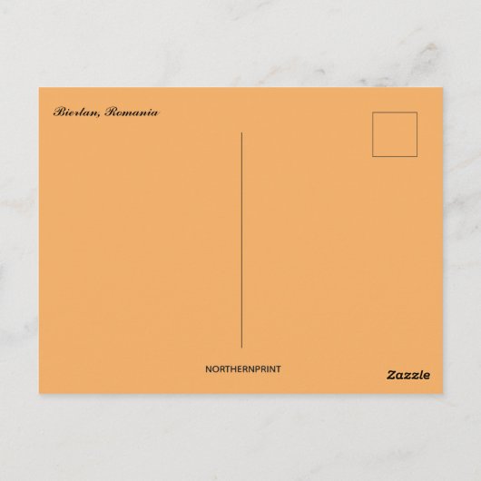 Carte Postale Vue de Biertan Roumanie (Dos)