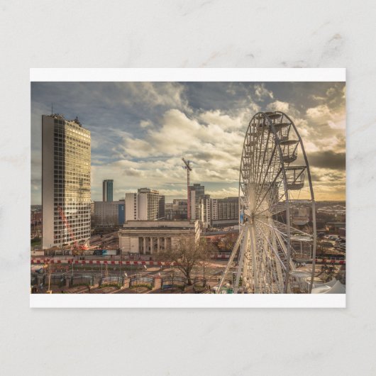 Carte Postale Vue de Birmingham Library (Devant)
