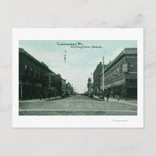 Carte Postale Vue de Callender StreetLivingston, MT (Devant)