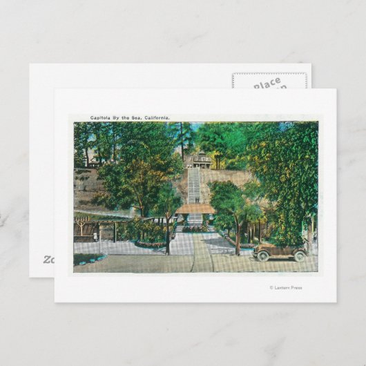 Carte Postale Vue de Capitola StepsCapitola, CA (Devant / Derrière)