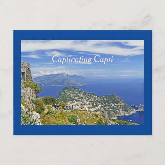 Carte Postale / Vue De Capri Depuis Atop Monte Sol (Devant)