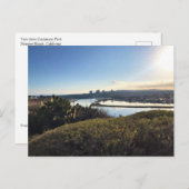 Carte Postale Vue de Castaways Park, Newport Beach, CA (Devant / Derrière)