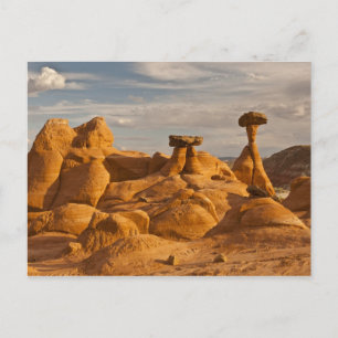 Carte Postale Vue de champignons de roche érodés