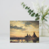 Carte Postale Vue de Chimney Rock par Albert Bierstadt (Debout devant)