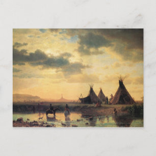 Carte Postale Vue de Chimney Rock par Albert Bierstadt