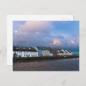 Carte Postale Vue de Claddagh de la longue promenade et des vieu (Devant / Derrière)
