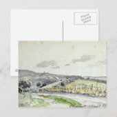 Carte Postale Vue de Clamart, 1864 (Devant / Derrière)