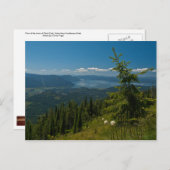 CARTE POSTALE ~ Vue de Clark Fork de Scotchman Pea (Devant / Derrière)