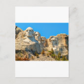 Carte Postale Vue de classique du mont Rushmore (Devant)