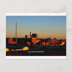 Carte Postale Vue de Columbus, GA depuis Phenix City, AL