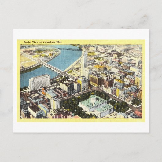 Carte Postale Vue de Columbus, Ohio, Vintage voyage (Devant)