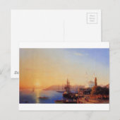 Carte Postale Vue de Constantinople et du Bosphore (Devant / Derrière)