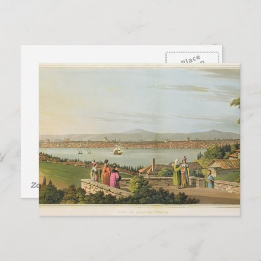 Carte Postale Vue de Constantinople, plaque 1 de 'Vues dans (Devant / Derrière)