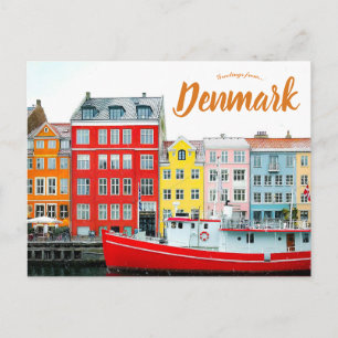Carte Postale Vue de Copenhague Danemark
