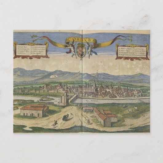 Carte Postale Vue de Cordoue (Devant)