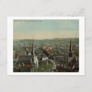 Carte Postale Vue de Cumberland, Maryland 1911 Vintage