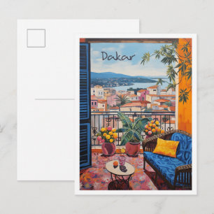 Carte Postale Vue de Dakar Sénégal Voyage Esthétique