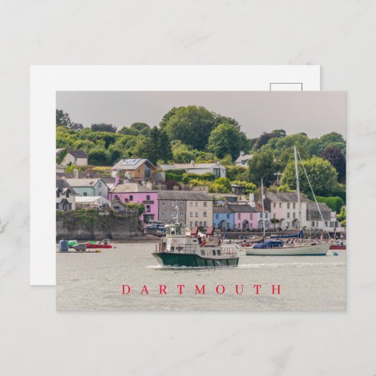 Carte postale vue de Dartmouth (Devant / Derrière)
