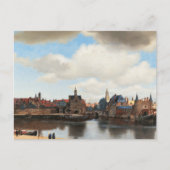 Carte Postale Vue de Delft par Johannes Vermeer (Devant)