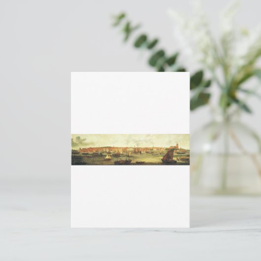 Carte Postale Vue de Dordrecht du Nord par Adam Willaerts (Debout devant)