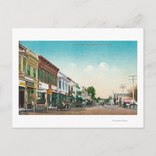 Carte Postale Vue de East StreetHealdsburg, CA (Devant)