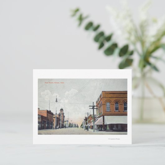 Carte Postale Vue de First StreetNampa, ID (Debout devant)