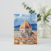 Carte Postale Vue de Florence | le Duomo | aquarelle (Debout devant)