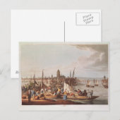 Carte Postale Vue de Francfort, 1814 (Devant / Derrière)