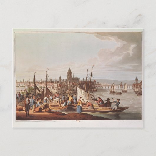 Carte Postale Vue de Francfort, 1814 (Devant)