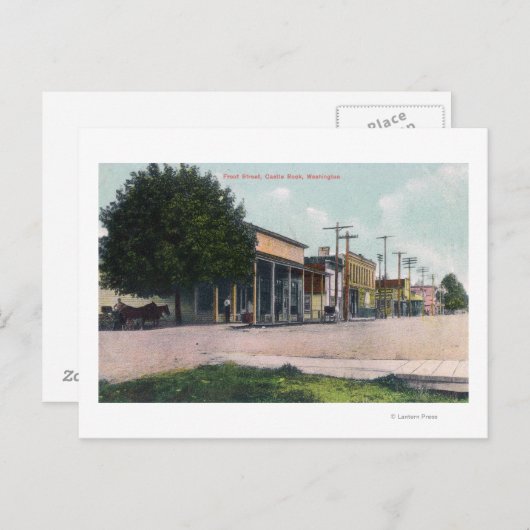 Carte Postale Vue de Front Street (Devant / Derrière)