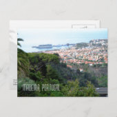 Carte Postale Vue de Funchal Madeira Island Portugal (Devant / Derrière)