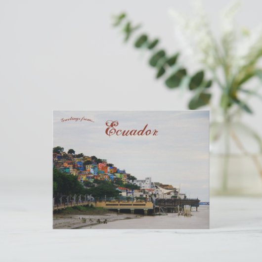Carte Postale Vue de Guaiaquil Équateur (Debout devant)