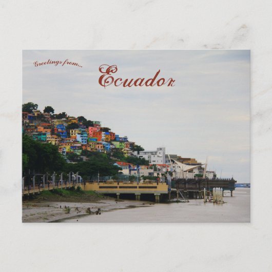 Carte Postale Vue de Guaiaquil Équateur (Devant)