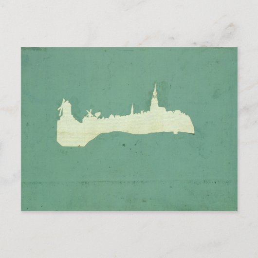 Carte Postale Vue de Hambourg (Devant)