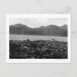 Carte Postale Vue de Juneau, Alaska et S.S. Burnside à