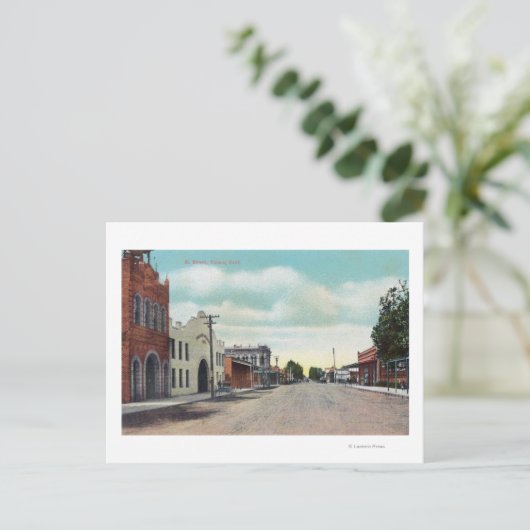 Carte Postale Vue de K StreetTulare, CA (Debout devant)