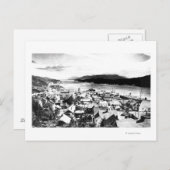 Carte Postale Vue de Ketchikan, Alaska regardant sud-est (Devant / Derrière)