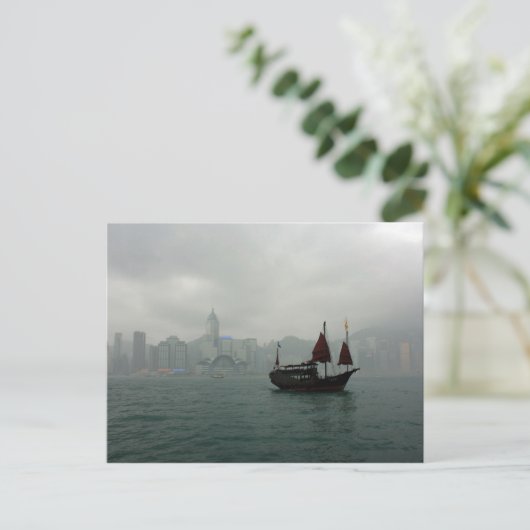 Carte Postale Vue de Kowloon vers Wan Chai, Hong Kong (Debout devant)